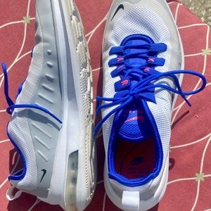 Nike Air Max: Women's White, Cobalt Blue, Coral- AA2168-101 Women- U.S.(8)
